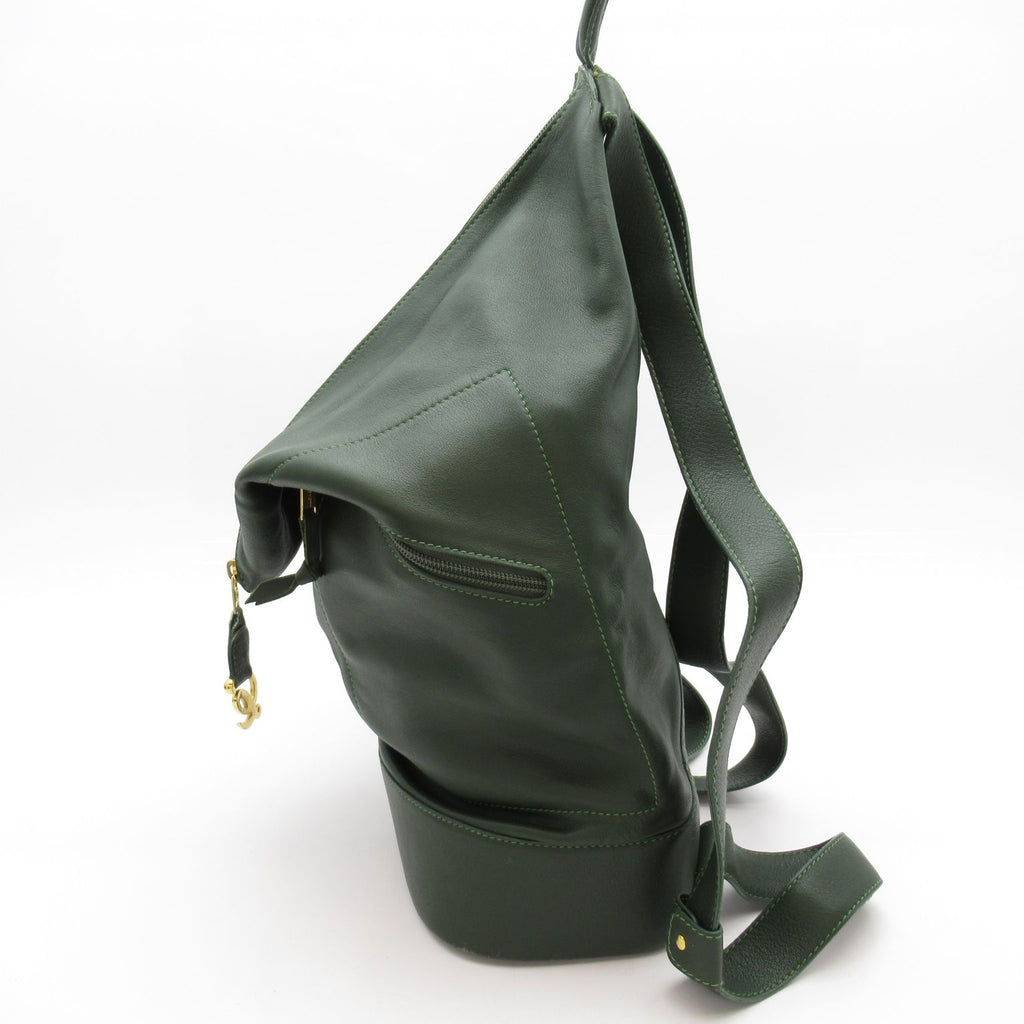 Loewe Anton Sling Backpack Leather Green — view 3