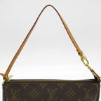 Louis Vuitton Pochette Soir Monogram Handbag Brown — view 2