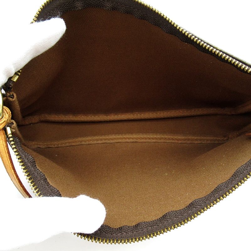 Louis Vuitton Pochette Soir Monogram Handbag Brown — view 7