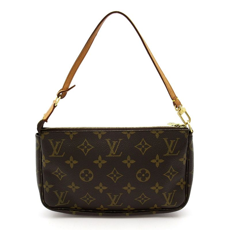 Louis Vuitton Pochette Soir Monogram Handbag Brown — view 4