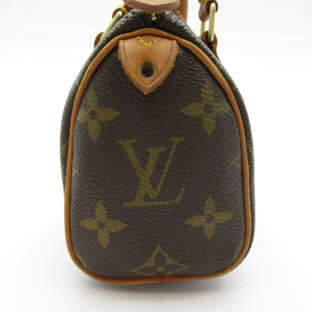 Louis Vuitton Mini Speedy Monogram Handbag Brown — view 5