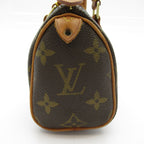 Louis Vuitton Mini Speedy Monogram Handbag Brown — view 5