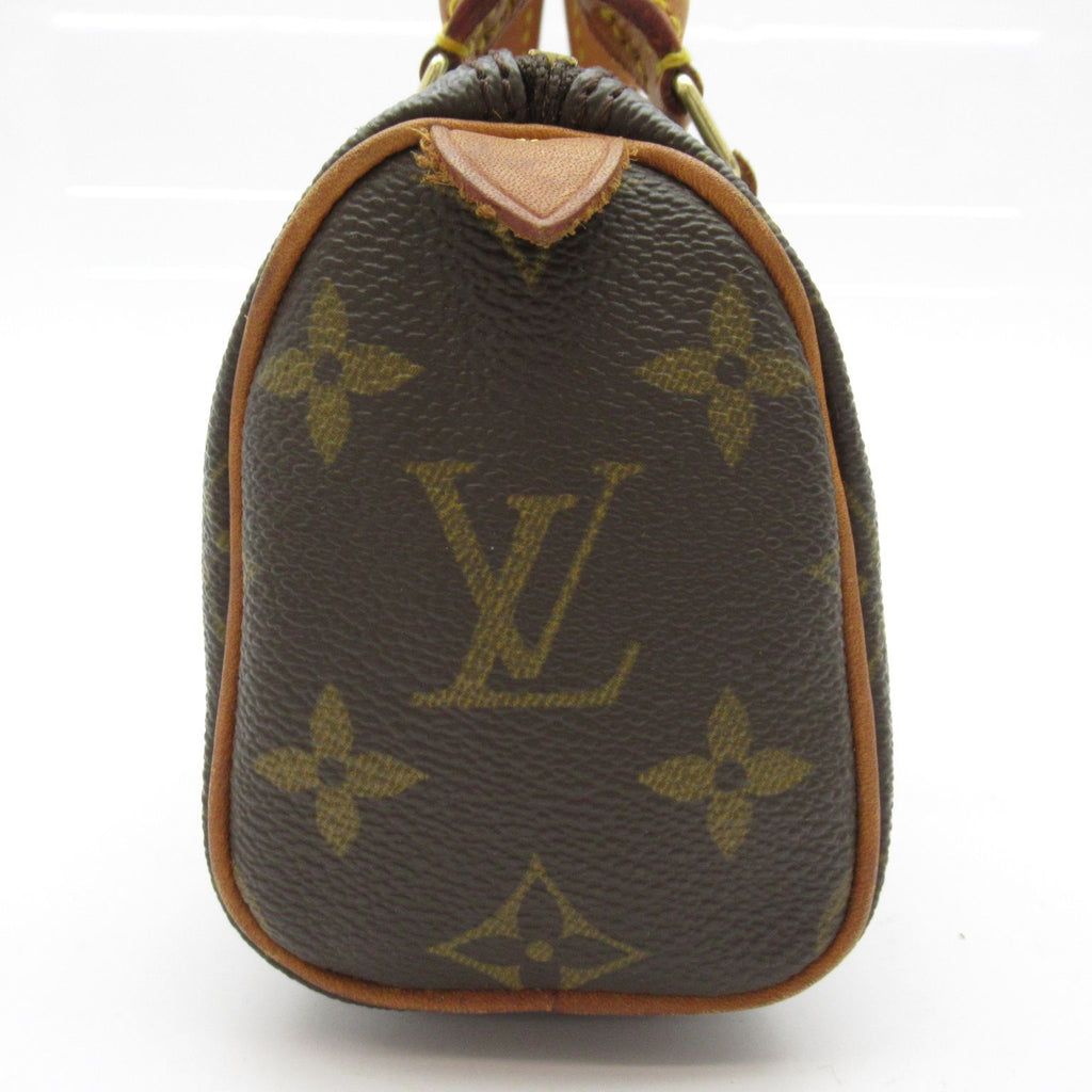 Louis Vuitton Mini Speedy Monogram Handbag Brown — view 3