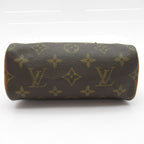 Louis Vuitton Mini Speedy Monogram Handbag Brown — view 6