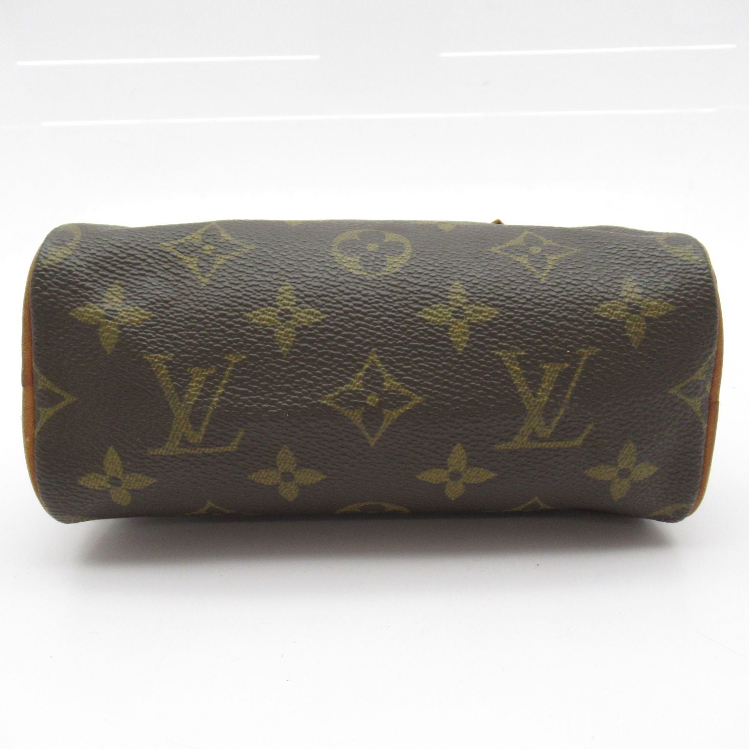 Louis Vuitton Mini Speedy Monogram Handbag Brown — view 6