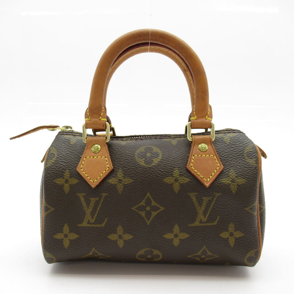 Louis Vuitton Mini Speedy Monogram Handbag Brown