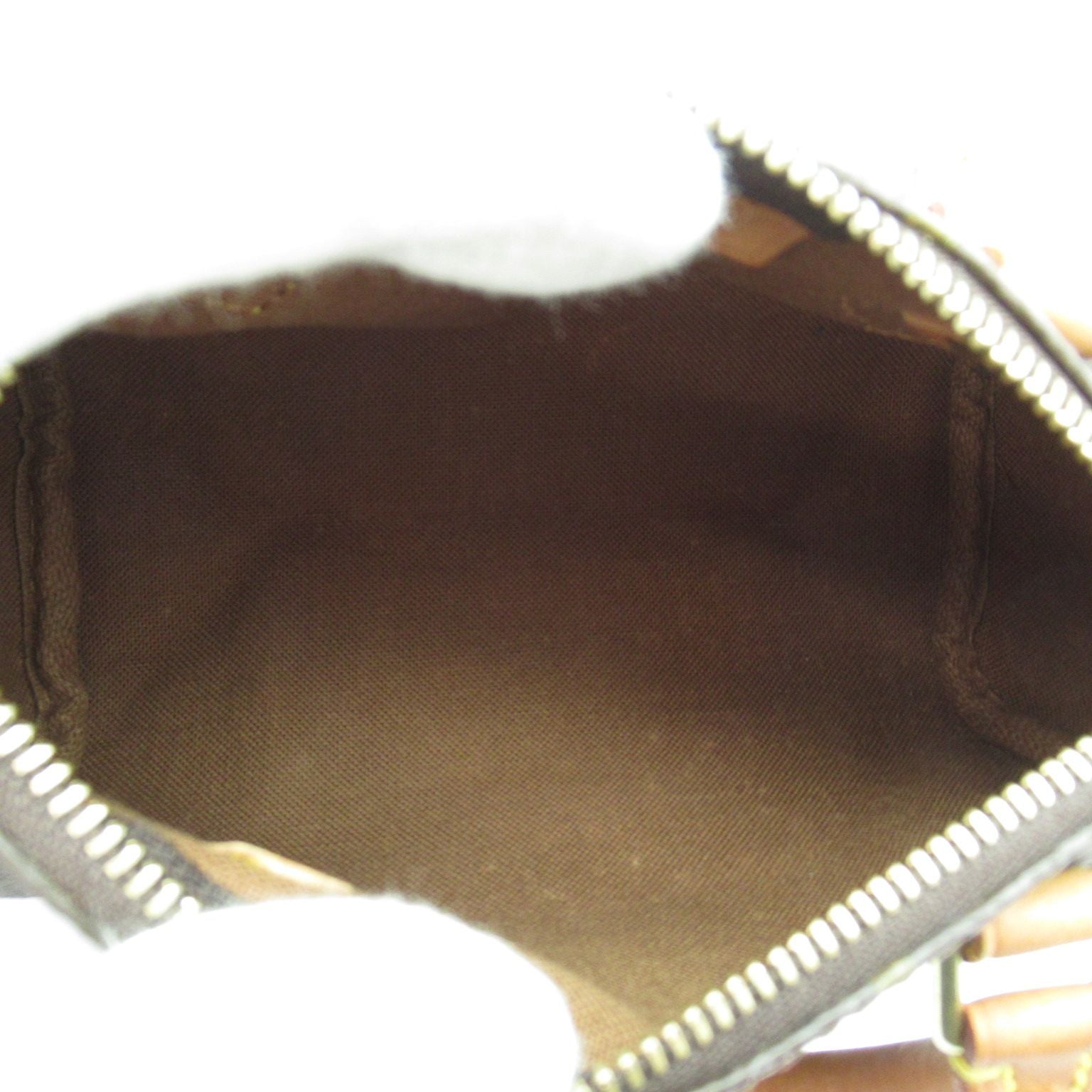 Louis Vuitton Mini Speedy Monogram Handbag Brown — view 7