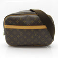 Louis Vuitton Reporter PM Monogram Shoulder Bag Brown