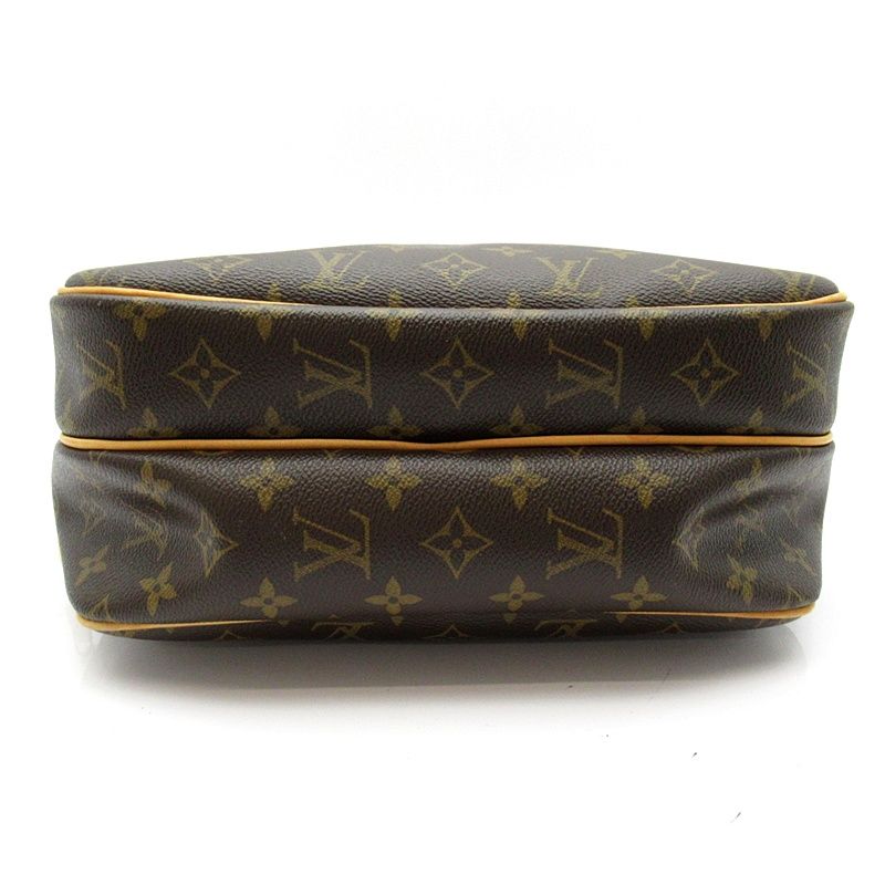 Louis Vuitton Reporter PM Monogram Shoulder Bag Brown — view 6