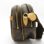 Louis Vuitton Reporter PM Monogram Shoulder Bag Brown — view 3