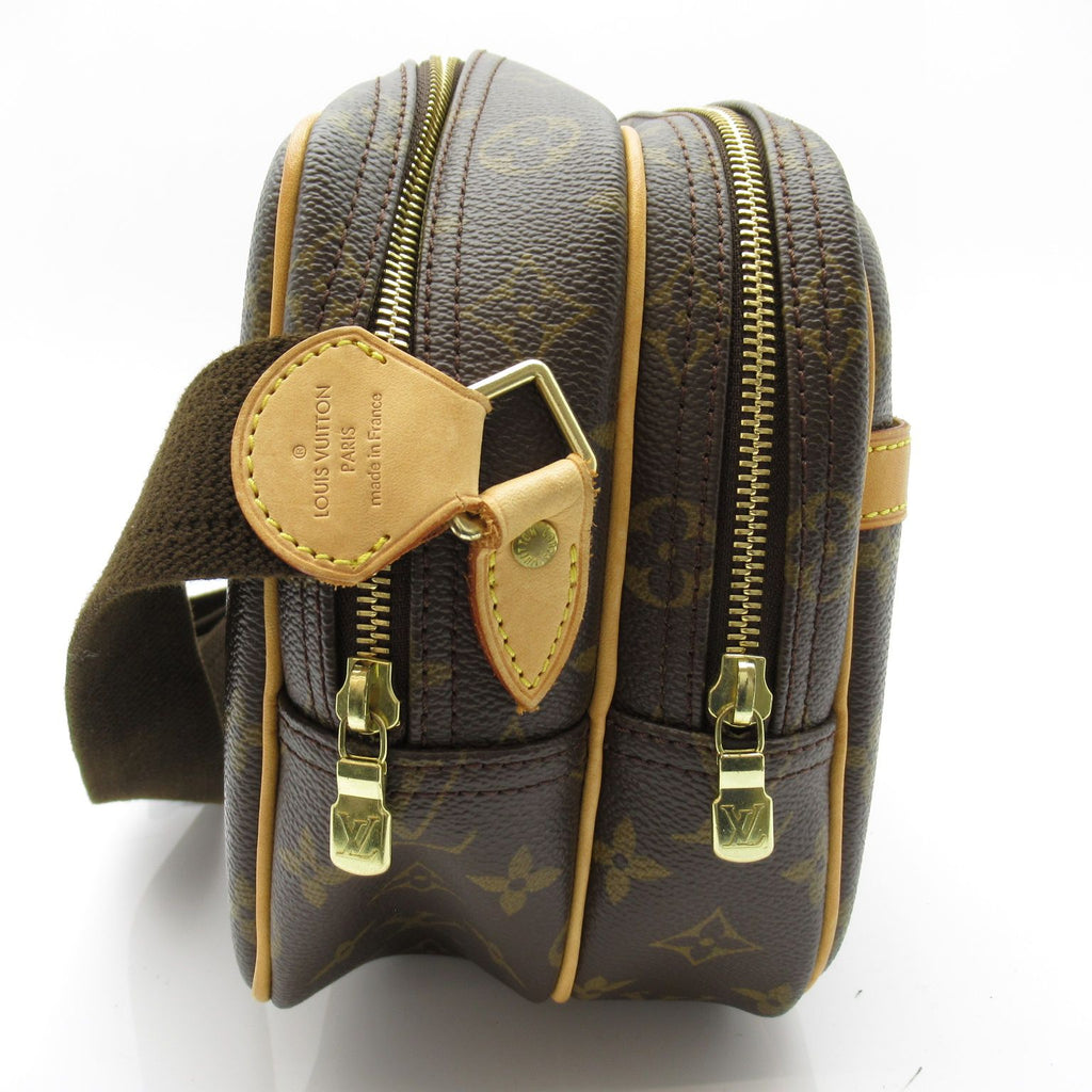 Louis Vuitton Reporter PM Monogram Shoulder Bag Brown — view 5