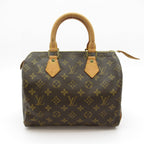 Louis Vuitton Speedy 25 Monogram Handbag Brown
