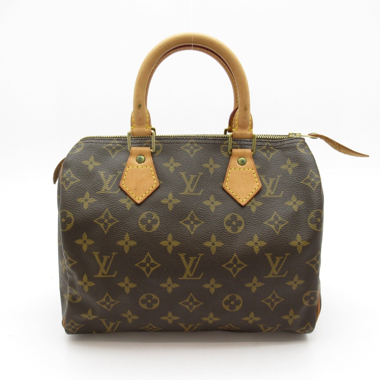 Louis Vuitton Speedy 25 Monogram Handbag Brown