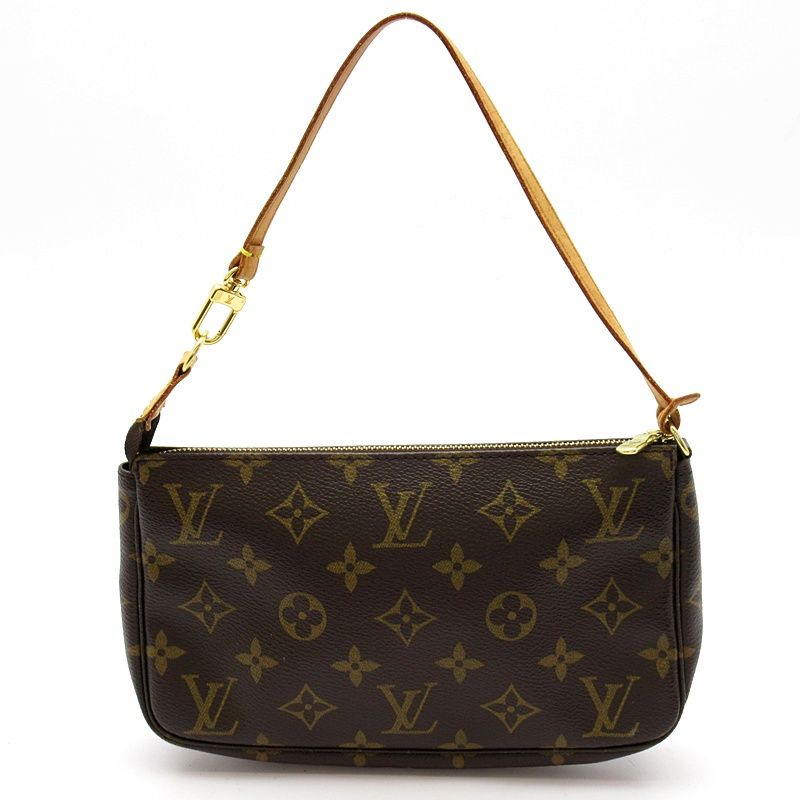 Louis Vuitton Pochette Soir Monogram Handbag Brown — view 4