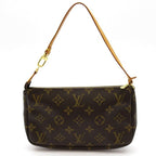 Louis Vuitton Pochette Soir Monogram Handbag Brown — view 4