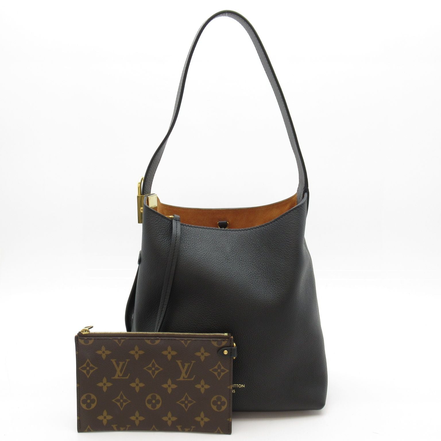 Louis Vuitton Lowkey Hobo PM Grain Calf Tote Noir