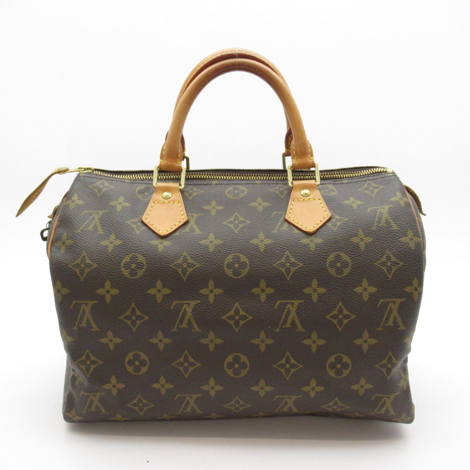 Louis Vuitton Speedy 30 Monogram Handbag Brown — view 4