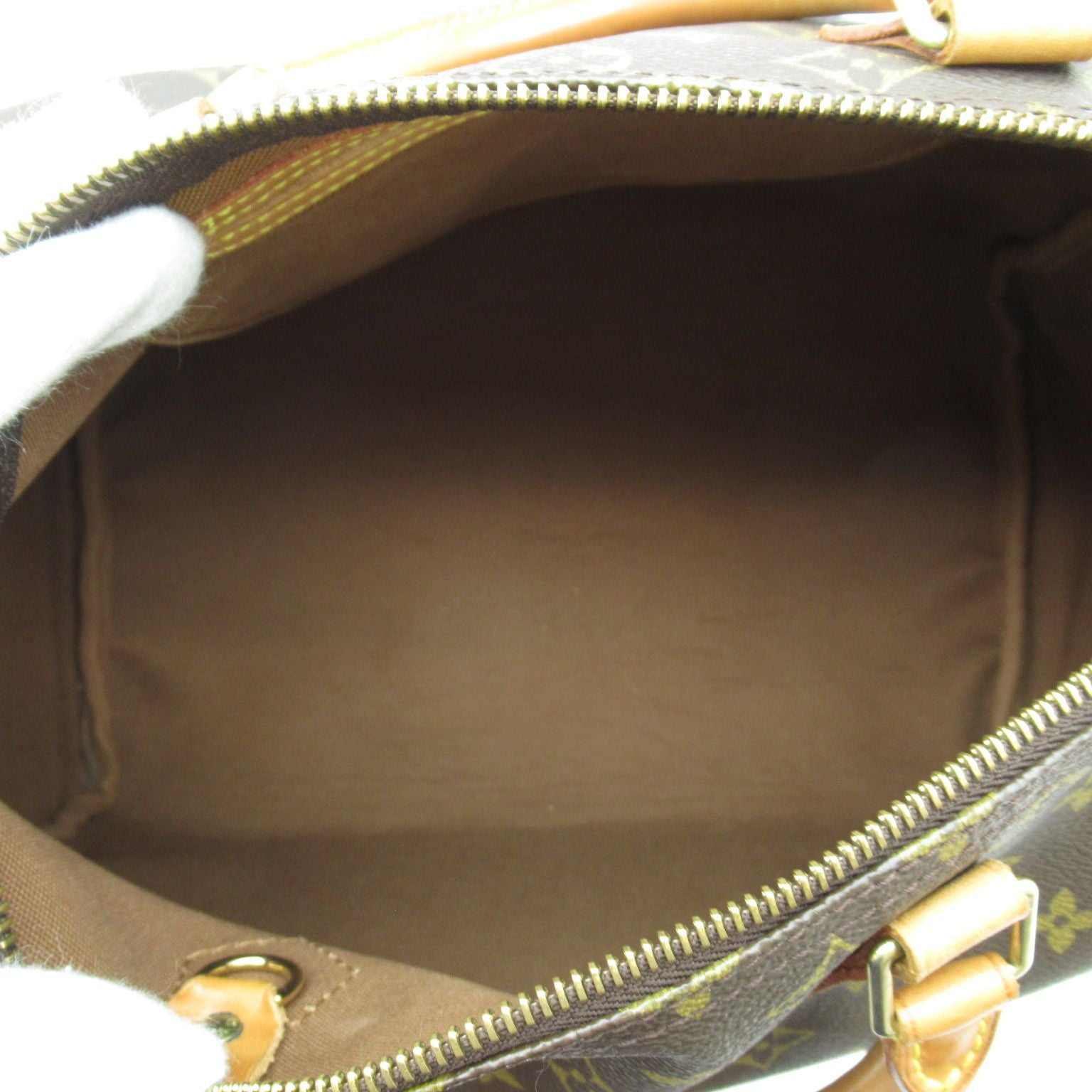 Louis Vuitton Speedy 30 Monogram Handbag Brown — view 7
