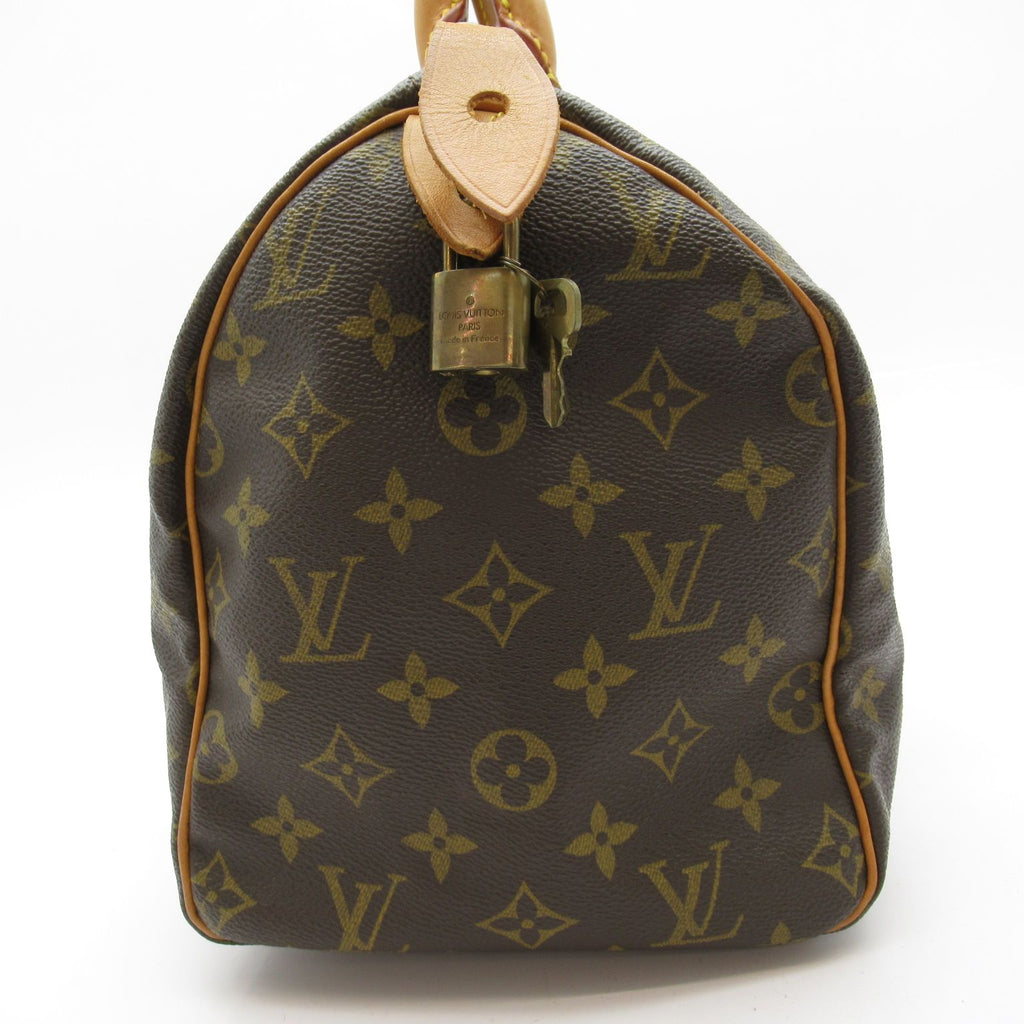 Louis Vuitton Speedy 30 Monogram Handbag Brown — view 3