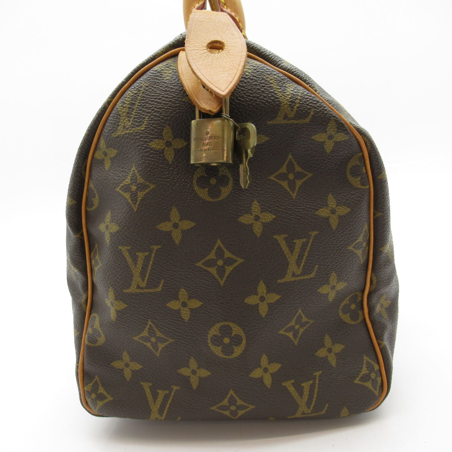 Louis Vuitton Speedy 30 Monogram Handbag Brown — view 3