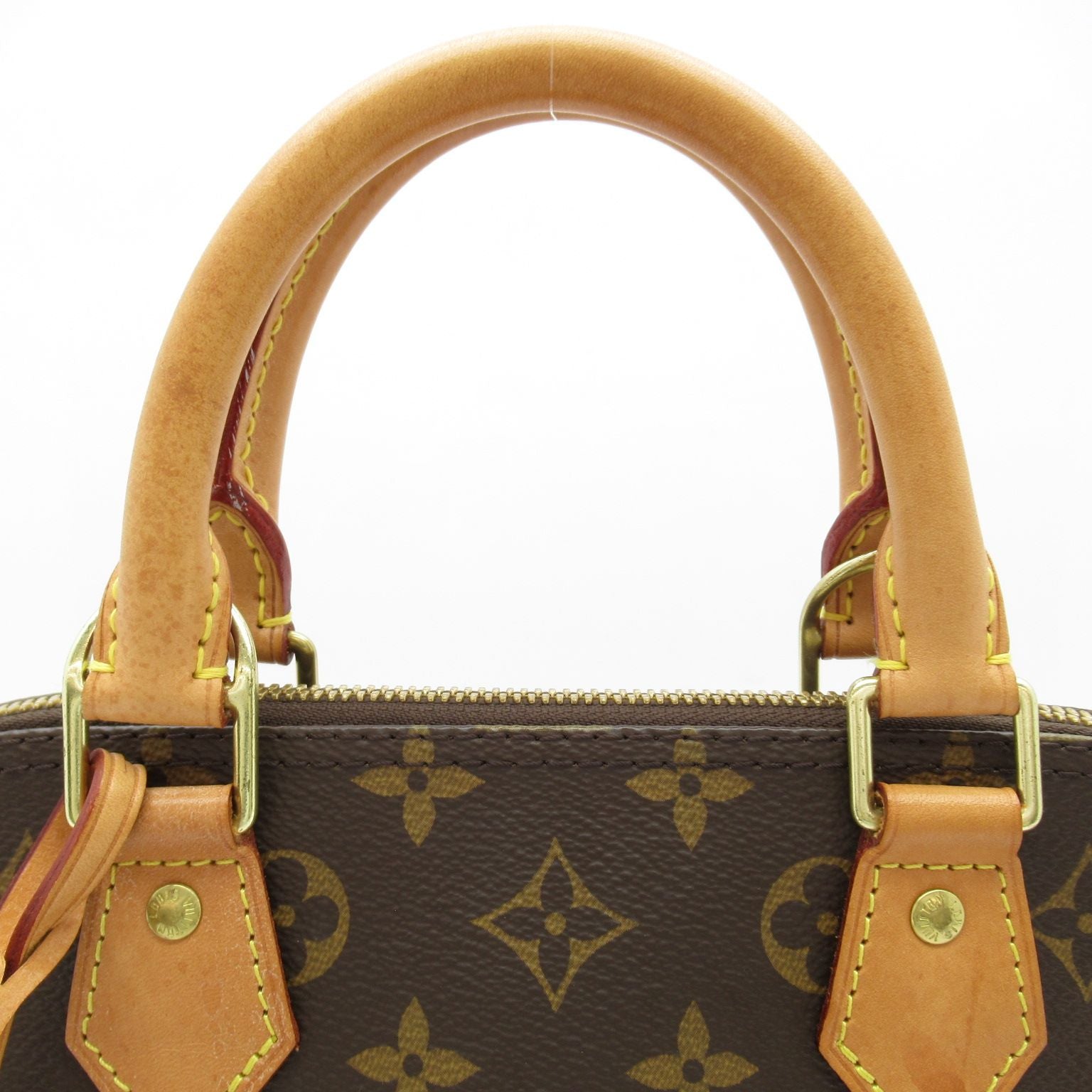 Louis Vuitton Alma PM Monogram Handbag Brown — view 2