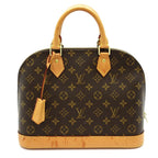 Louis Vuitton Alma PM Monogram Handbag Brown