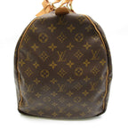 Louis Vuitton Keepall 55 Monogram Boston Bag Brown — view 3