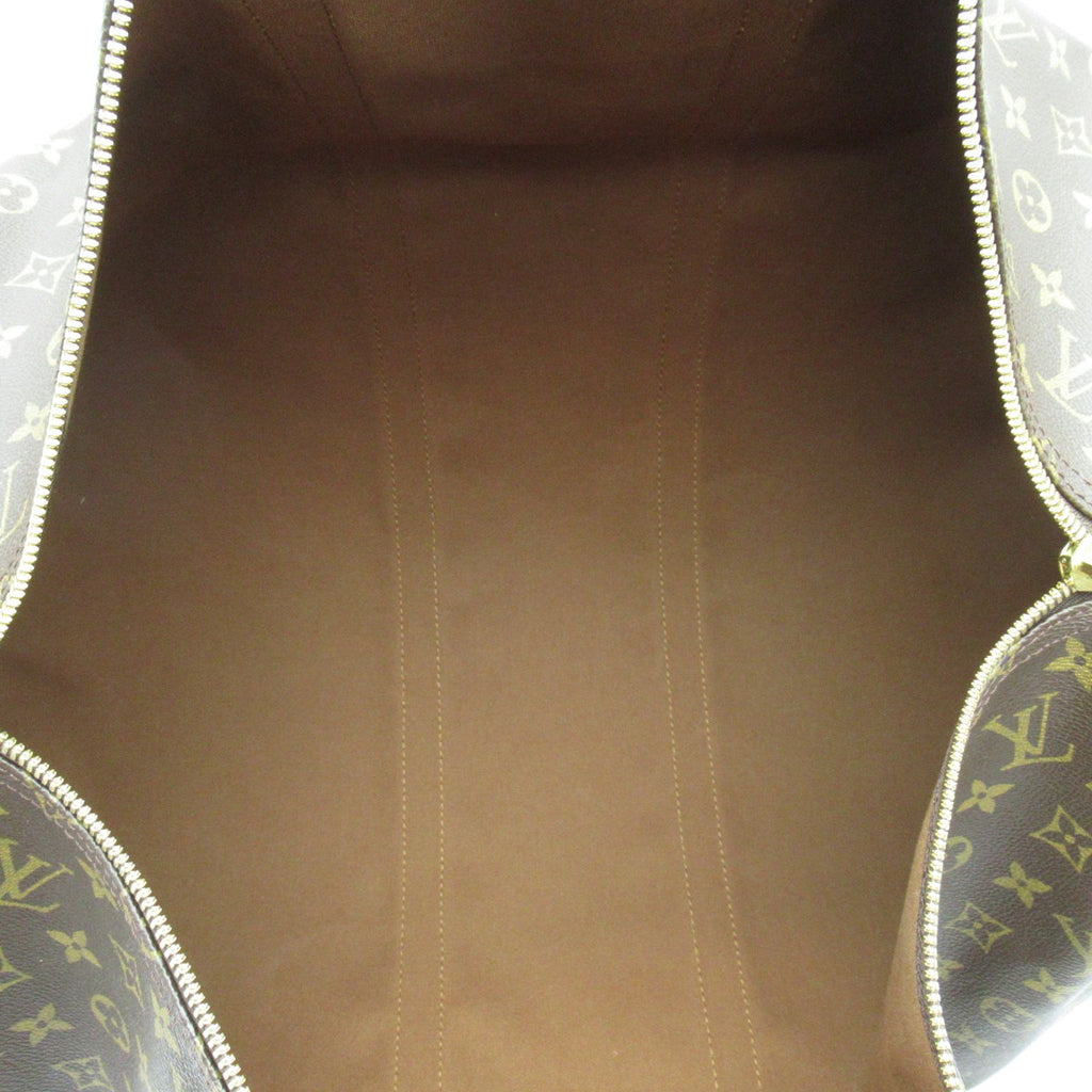 Louis Vuitton Keepall 55 Monogram Boston Bag Brown — view 7