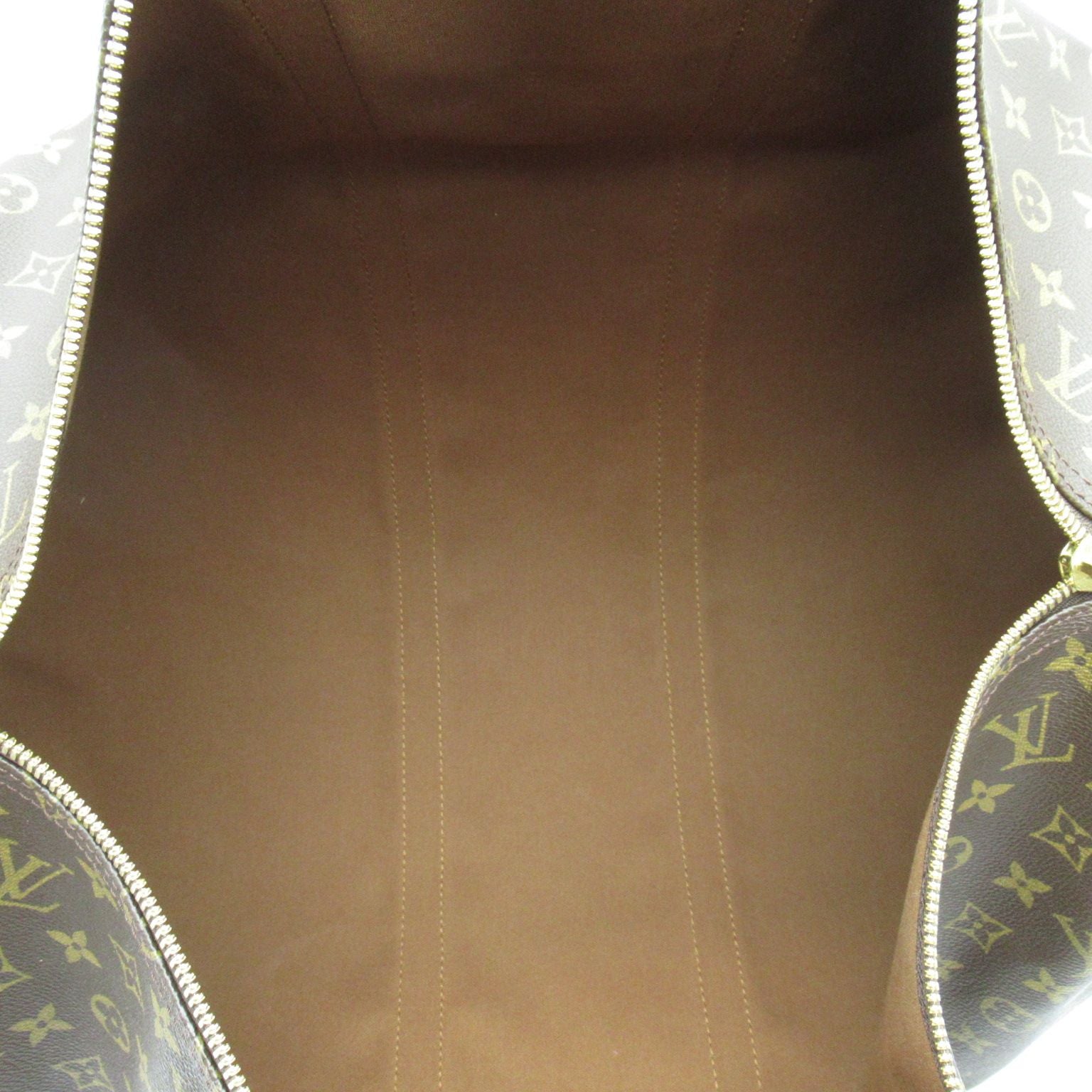 Louis Vuitton Keepall 55 Monogram Boston Bag Brown — view 7