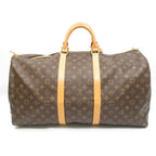 Louis Vuitton Keepall 55 Monogram Boston Bag Brown — view 4