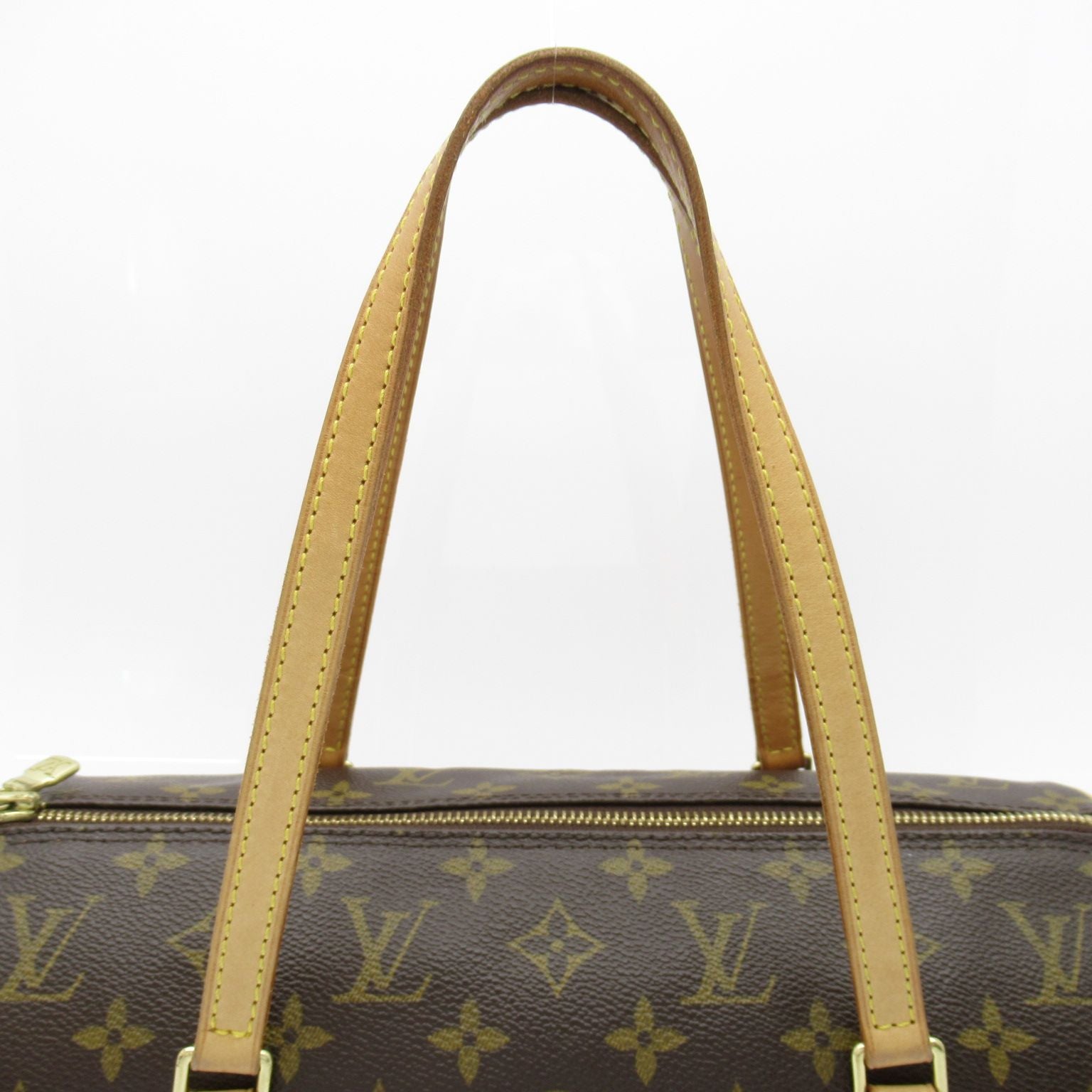Louis Vuitton Papillon 30 Monogram Handbag Brown — view 2