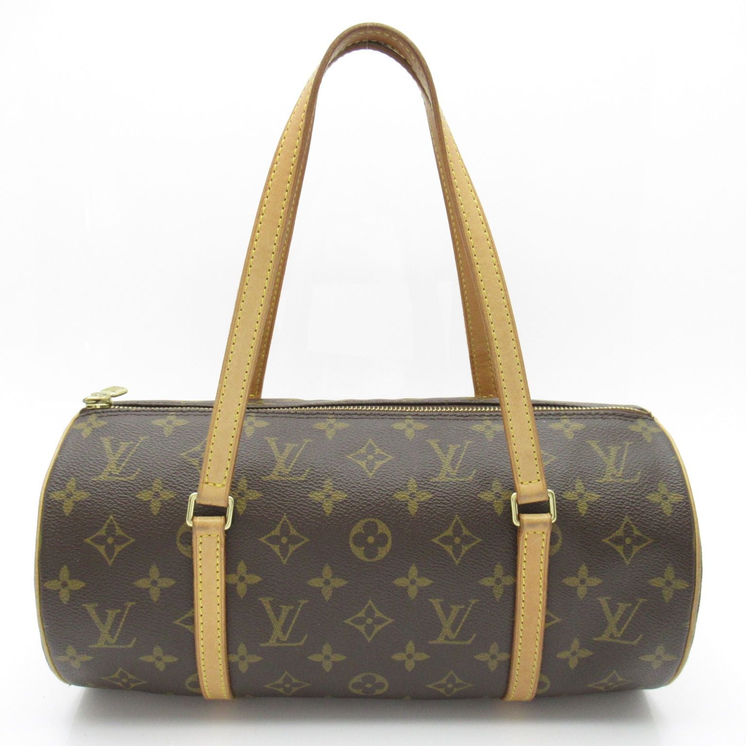 Louis Vuitton Papillon 30 Monogram Handbag Brown