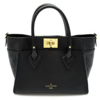 Louis Vuitton on My Side PM Monogram Mahina Shoulder Bag Black