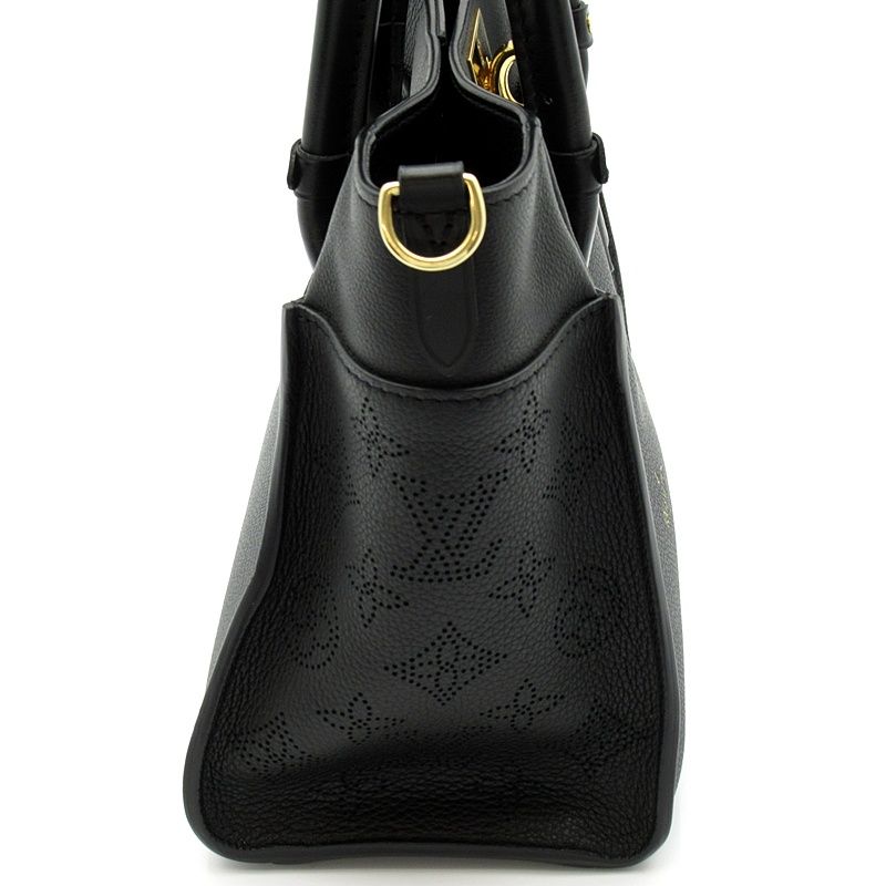 Louis Vuitton on My Side PM Monogram Mahina Shoulder Bag Black — view 5