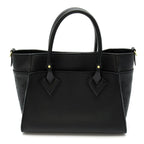 Louis Vuitton on My Side PM Monogram Mahina Shoulder Bag Black — view 4