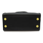 Louis Vuitton on My Side PM Monogram Mahina Shoulder Bag Black — view 6