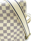 Louis Vuitton Naviglio Damier Azur Shoulder Bag White — view 2