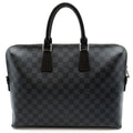 Louis Vuitton Porte Documents Jules Damier Graphite Business Bag Black Gray