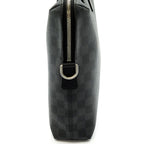Louis Vuitton Porte Documents Jules Damier Graphite Business Bag Black Gray — view 5