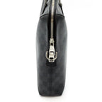 Louis Vuitton Porte Documents Jules Damier Graphite Business Bag Black Gray — view 3