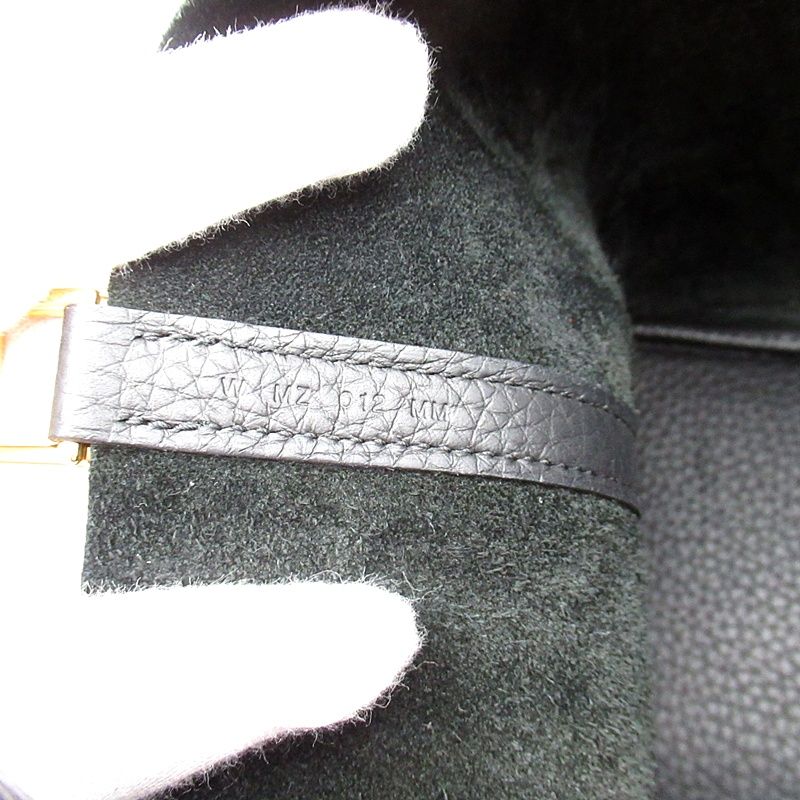 Hermes Picotin Lock PM Taurillon Clemence Handbag Black — view 8