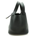Hermes Picotin Lock PM Taurillon Clemence Handbag Black