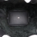 Hermes Picotin Lock PM Taurillon Clemence Handbag Black — view 7