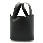 Hermes Picotin Lock PM Taurillon Clemence Handbag Black — view 4