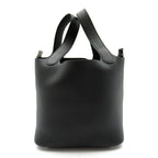 Hermes Picotin Lock PM Taurillon Clemence Handbag Black
