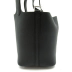 Hermes Picotin Lock PM Taurillon Clemence Handbag Black — view 5