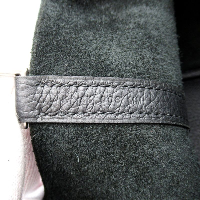 Hermes Picotin Lock PM Taurillon Clemence Handbag Black — view 8