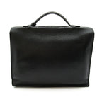 Hermes Sac a Depeches 27 Taurillon Clemence Business Bag Black — view 4