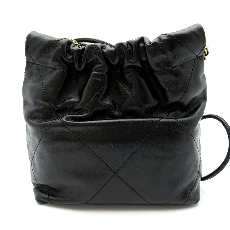 Chanel 22 Mini Handbag Calf Black — view 4
