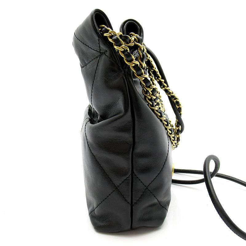Chanel 22 Mini Handbag Calf Black — view 5